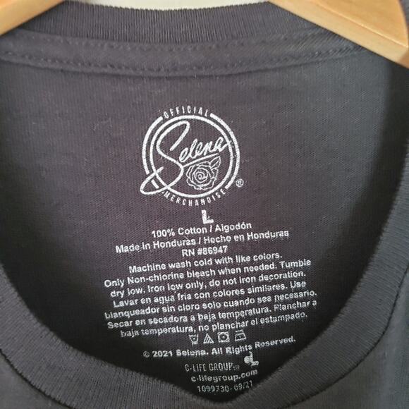 NEW Selena Official Merchandise Si Una Vez Graphic Logo Short Sleeve T-Shirt Top - Picture 6 of 8